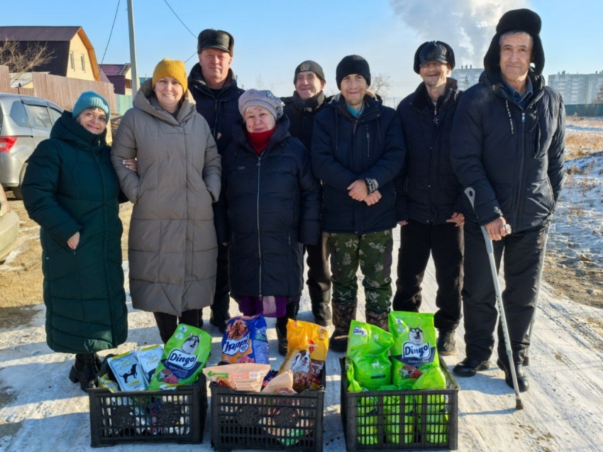 ​«Серебрянные волонтёры» и сотрудники Социального приюта провели акцию помощи бездомным животным